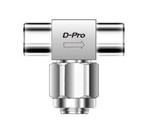 D-Pro T Filter 1/2 NPT i 440 micron Edelstahl
