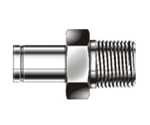 Dk-Lok Einschraubadapter 15 mm Rohr - G 1/2  Messing
