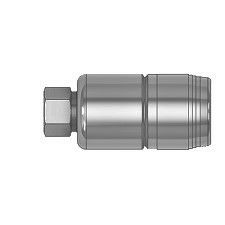 Dk-Lok PTFE Schnellkupplung Körper  1/4  - 1/4 NPT IG Edelstahl