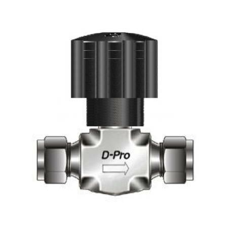 D-Pro Absperrventil mit drehbarer Spindelspitze Dk-Lok 6 mm Edelstahl