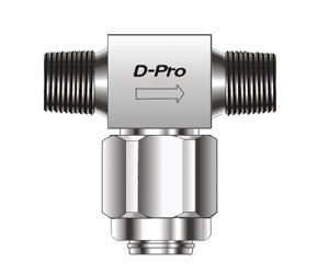 D-Pro T Filter 1/2 NPT a 40 micron Edelstahl