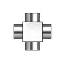 Dk-Lok Mini Orbital Kreuzschweißstück 12 mm 316LV