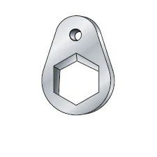 Dk-Lok Schottverdrehsicherung 16 mm Edelstahl