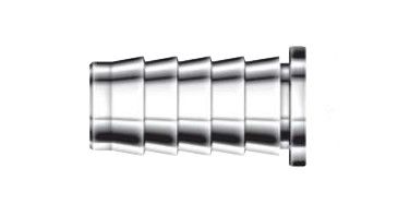 Dk-Lok Stützhülse 1/4 - 3/16 Aluminium eloxiert 50µm